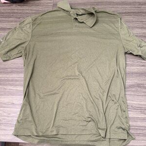 Black Clover Men's Green Polo Shirt -- Like New